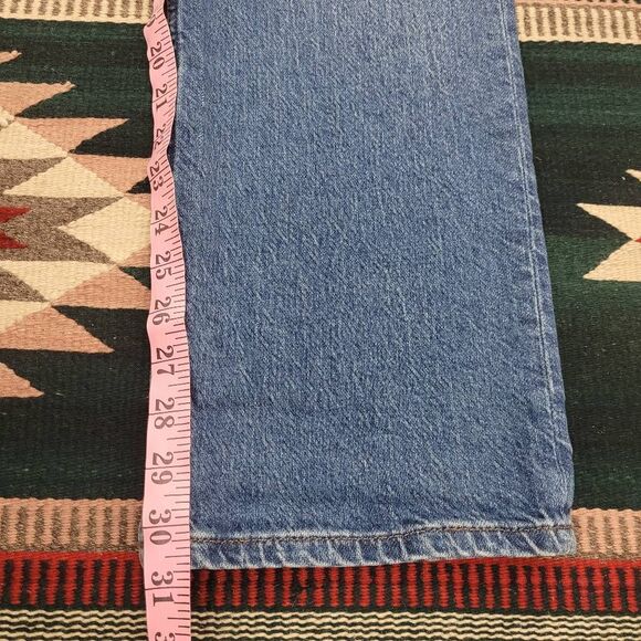 Reformation Liza High Straight Jeans Sz 31 Laguna Blue Organic Cotton Casual - Picture 9 of 9